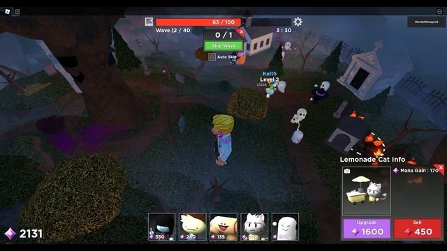 Encountering Candy Mimic (Halloween Mimic) in Roblox Tower Heroes смотреть онлайн