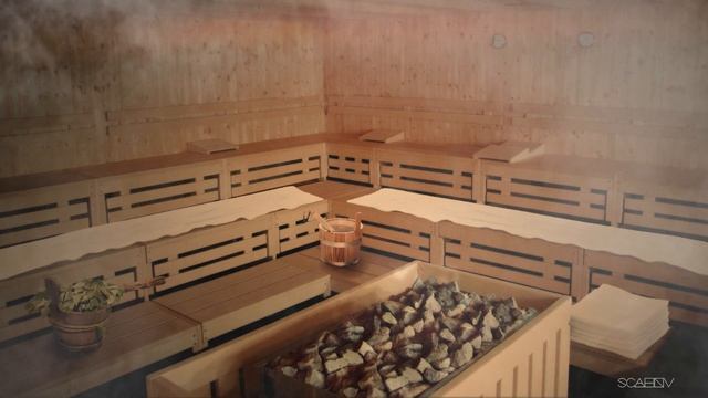 Finnish Sauna Room SPA Ambience Sound смотреть онлайн