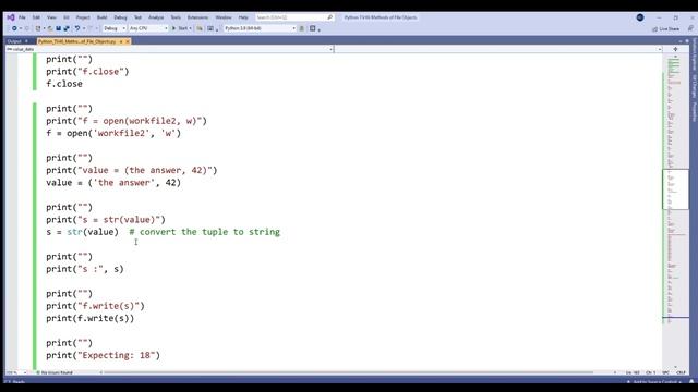 Python TV46 File Object Methods смотреть онлайн