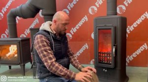 Смотрим, как горит и регулируется чугунная печь FireWay Verta. Стресс-тест для печи