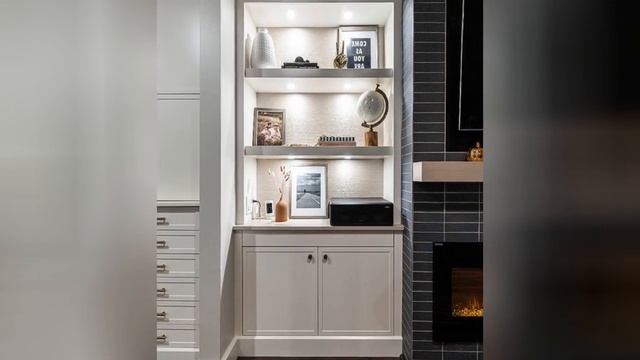 75 Laminate Floor Home Office With A Standard Fireplace Design Ideas You'll Love ? смотреть онлайн