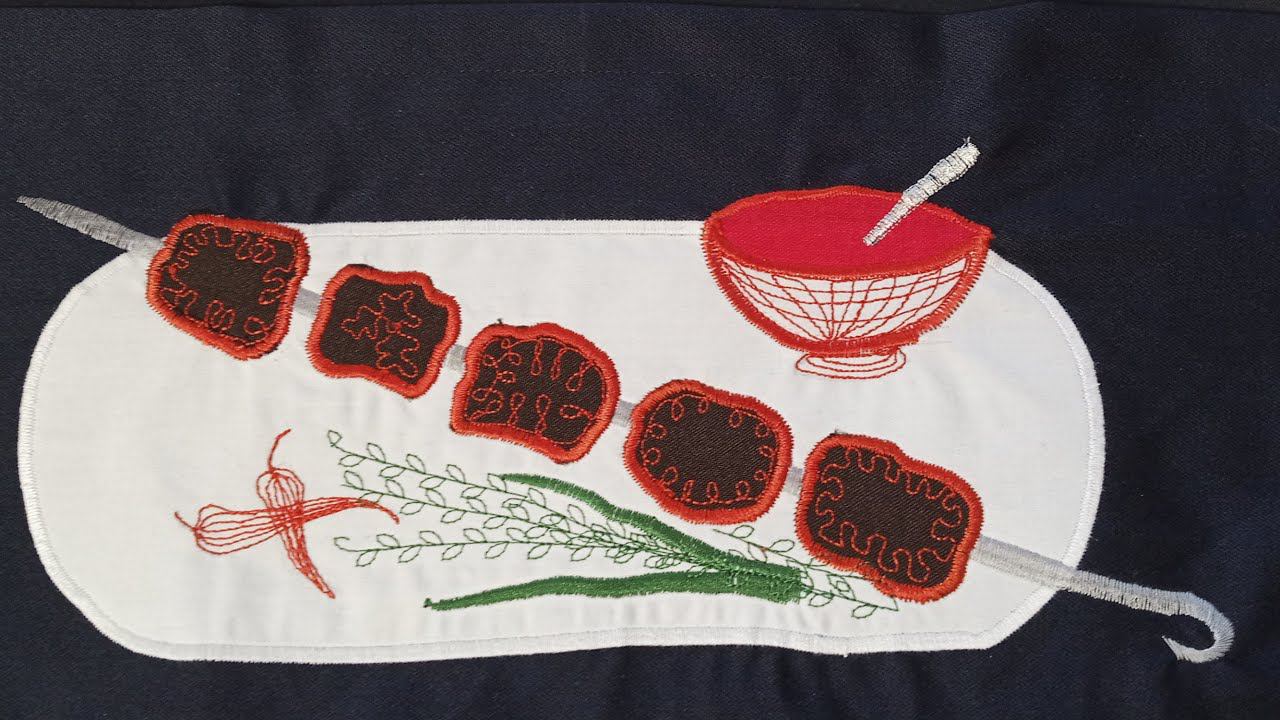 Вышила вкусную аппликацию, что скажете? смотреть онлайн