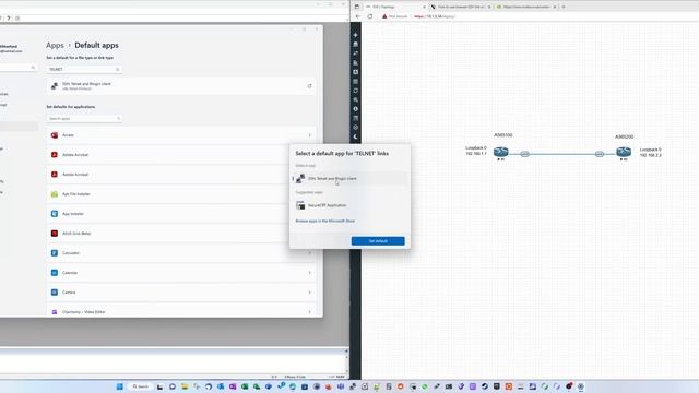 EVE-NG | Windows 11 - Make Secure CRT the default telnet application for eve-ng sessions смотреть онлайн