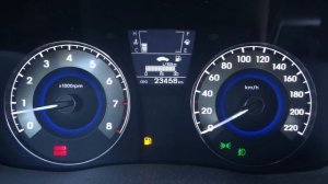 Пробег на баке Hyundai Solaris