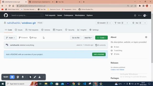 How to use Github from Windows Git | Git and GitHub Tutorial смотреть онлайн