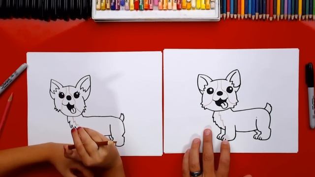 How To Draw A Corgi - DRAW ALONG WITH US! смотреть онлайн