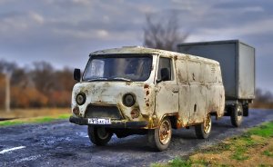 МАШИНКИ МОДЕЛЬКИ ТЮНИНГ, УАЗ БУХАНКА, МАСШТАБ 43.