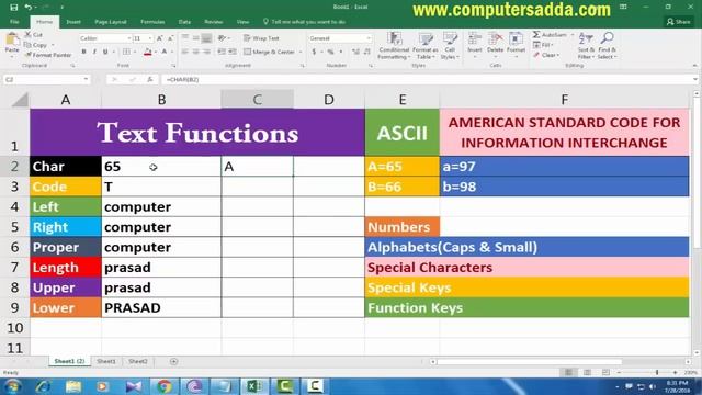 30 Above Ms-Excel Formulas & Functions II www.computersadda.com смотреть онлайн