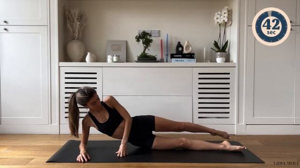 15MIN slim thighs pilates workout // DAY 2 CHALLENGE // no equipment