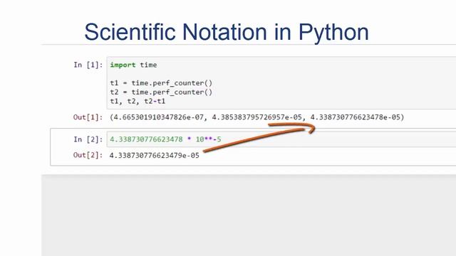 Scientific Notation in Python смотреть онлайн