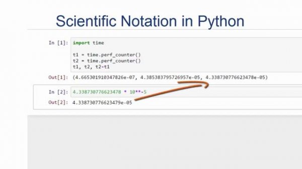 Scientific Notation in Python