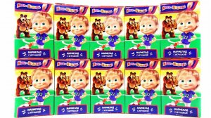 МАША И МЕДВЕДЬ FIFA 2018 СВИТ БОКС! Новая серия игрушек по мультику Sweet Box Surprise unboxing