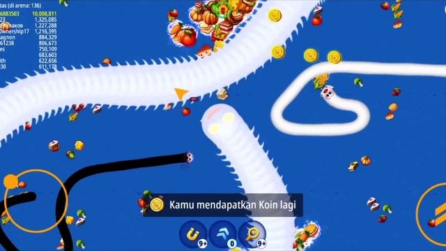 Worms Zone Magic Slither Snake - Worms race around the box - Xmood Roy смотреть онлайн