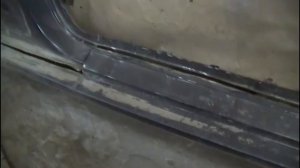 замена порога Ауди 80 б3 часть№2