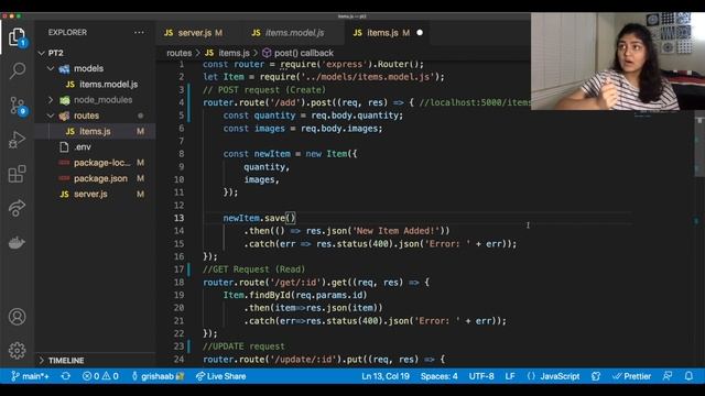 Backend: CRUD with Express and MongoDB смотреть онлайн