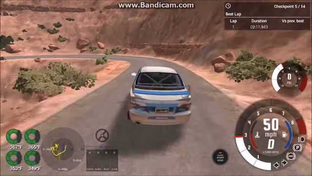 Beamng.drive Time Trial-Canyon Race on Utah,USA смотреть онлайн