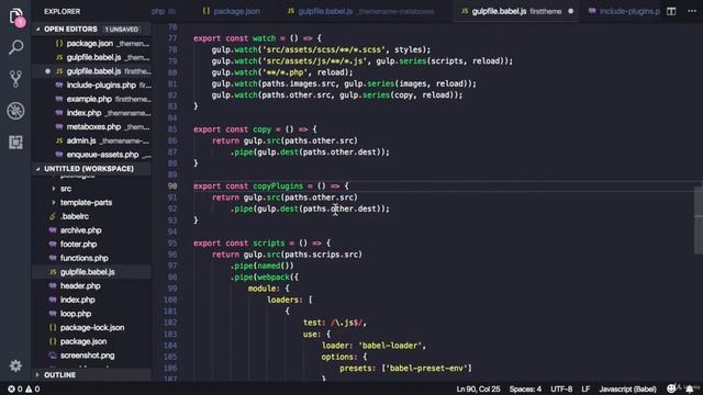 9.7 Adding A New Gulp Task To Copy Plugins смотреть онлайн