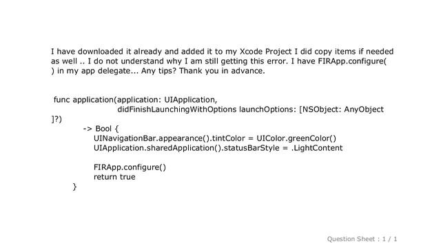 iOS : Firebase- Could not locate configuration file: 'GoogleService-Info.plist' смотреть онлайн