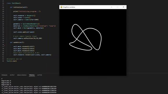 Spline Transformations - Open GL rendering смотреть онлайн