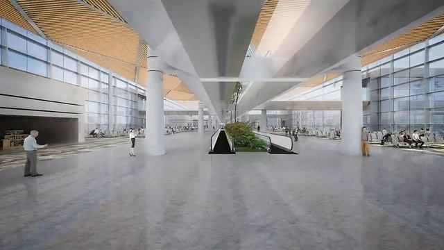 Terminal 4 Soekarno Hatta International Airport, design by Grimshaw Architects смотреть онлайн