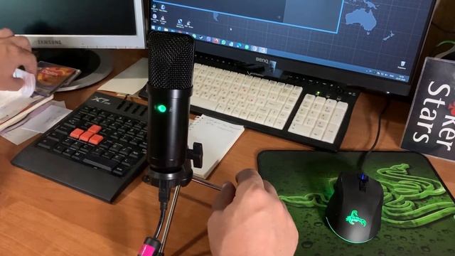 USB-конденсаторный микрофон для компьютера. смотреть онлайн