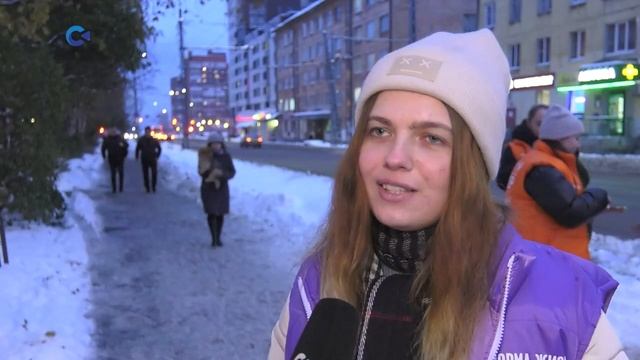 Сотрудники Госавтоинспекции Петрозаводска и волонтёры провели совместную акцию по безопасности смотреть онлайн