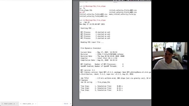 FDS Fire Dynamics Simulator: installation, run, processes tutorial смотреть онлайн