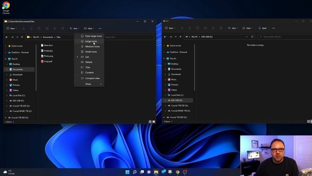 How to Transfer Files to a Flash Drive, Thumb Drive, or External HDD - Windows 11 смотреть онлайн
