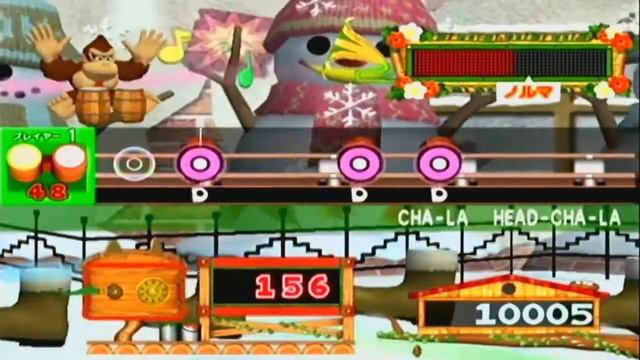 Gamecube - Donkey Konga 3 - Anime - 4-7 - CHA-LA HEAD-CHA-LA (Dragon Ball Z opening theme 1) смотреть онлайн