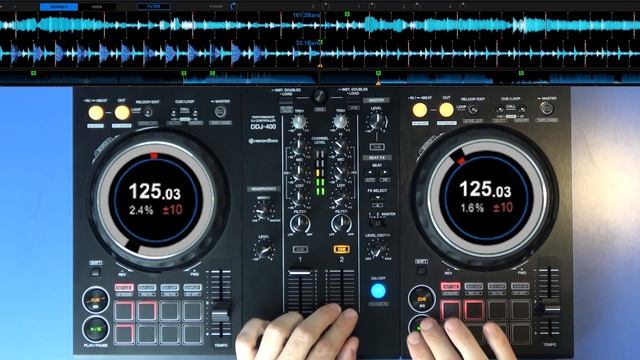 Pioneer DDJ400 - Rekordbox DJ -  Mixing Live