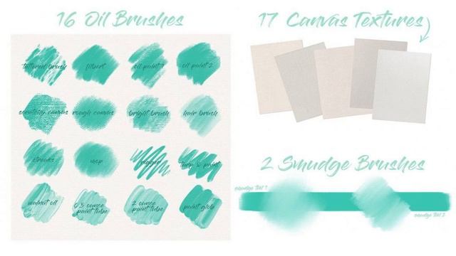 Brushes for Procreate: Procreate Oil Paint Brush Set смотреть онлайн