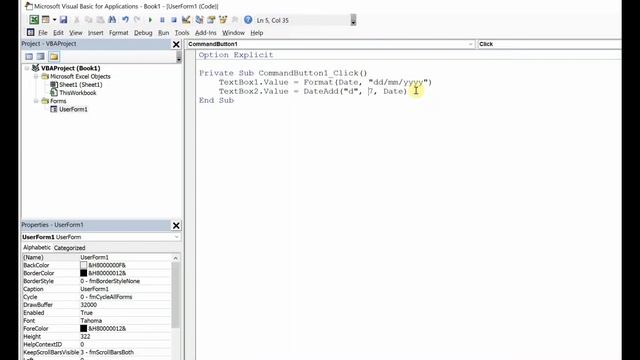 Cara menambah dan mengurangi tanggal dalam VBA Excel - Date Add Part 3 смотреть онлайн