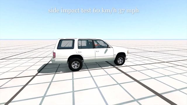 BeamNG Gavril Roamer Crash Test 2021 - EUCF NCAP - смотреть онлайн