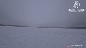 Зимняя рыбалка на квадроцикле Сокол Трофи на водохранилище с ночевкой. Часть 1.