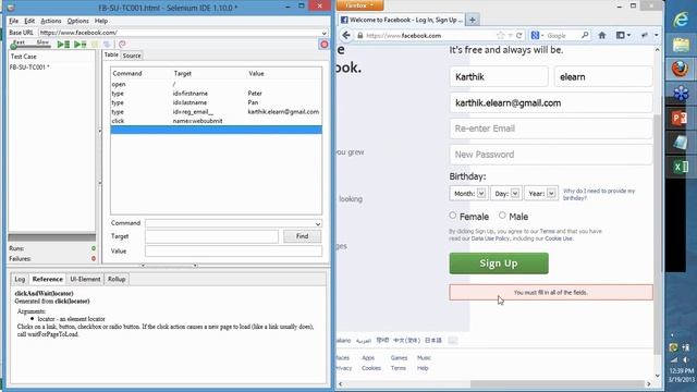 ITeLearn Selenium LIVE Training M18 02 Selenium IDE Selenium Element Identification смотреть онлайн