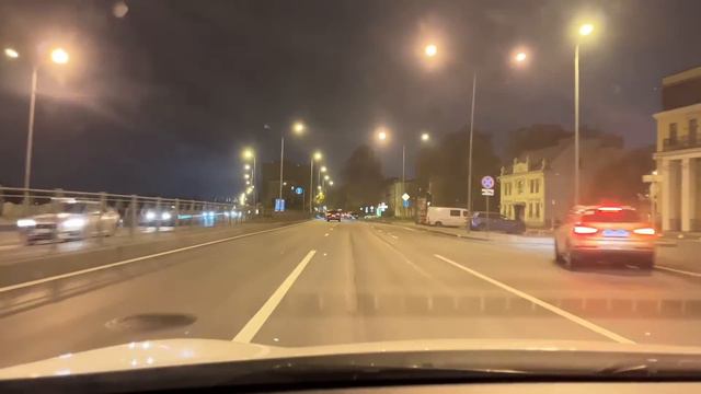 Sunday Night Drive in St Petersburg, Russia. DASH CAM Live смотреть онлайн