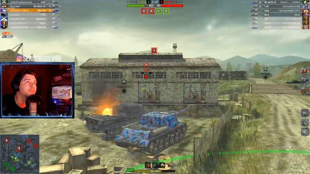 WoT Blitz - Бой мечта ПТ-ВОДА ● ИСУ-152 дико АТАКУЕТ противников не в ТОПЕ- World of Tanks Blitz смотреть онлайн
