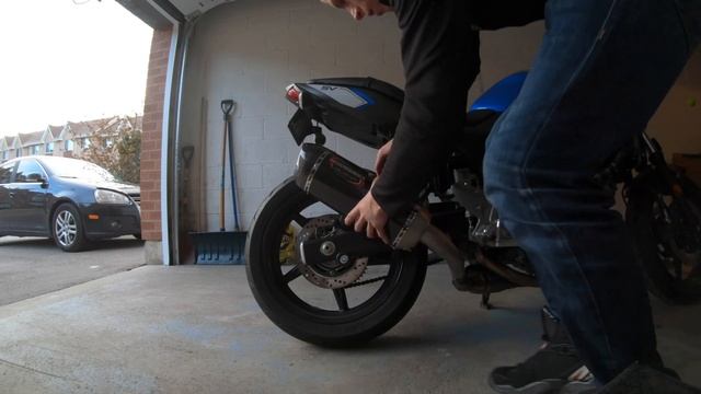2017 SV650 Yoshimura Exhaust Install And On Road Sound Test 4K