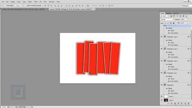 Vertical Panels collage | Photoshop Effects tutorial | Photo Effects смотреть онлайн