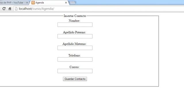 Tutorial de PHP 13 Agenda: CSS y Formulario смотреть онлайн