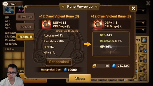 Using Reappraisal stones on a F3/C1 account [EXPLAINED] Summoners War смотреть онлайн