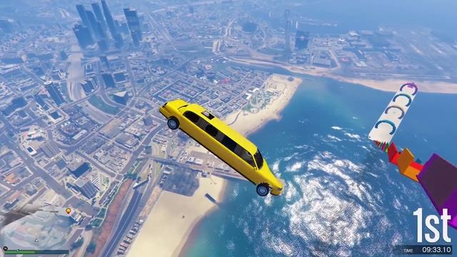 THE LONGEST DON'T MOVE OR DIE MEGA RAMP GTA 5 смотреть онлайн