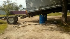 Ремонт ГАЗ 3309,  разбор машины, пытка снять кузов