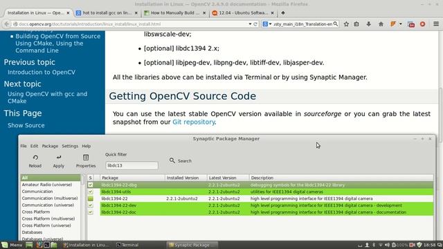 Instalasi OpenCV di Linux смотреть онлайн