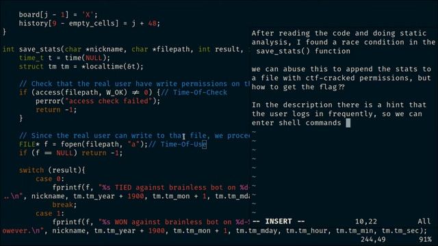 [Writeup] exploiting a race condition Tic-Toc-Tou challenge | Shellmates CTF смотреть онлайн