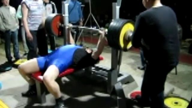 Жим лёжа 202,5 кг на чемпионате Украины Халаджи Д смотреть онлайн