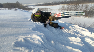 Лыжи - снегоступы "Ярки-2". Переделка креплений Маяк_часть 3 из 3