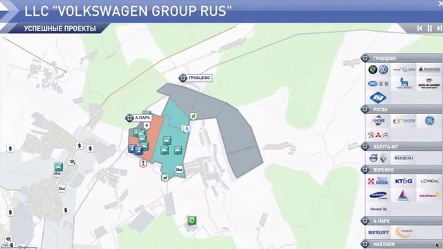 Инвестиционная карта Калужской области (режим презентации) смотреть онлайн