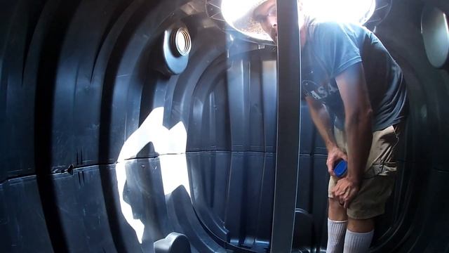 Septic Tank Installation Of Our Dual Tank Septic System - Infiltrator Septic Tanks