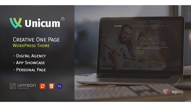 Unicum - One Page Creative WordPress Theme With RTL Support | Themeforest Website Templates and смотреть онлайн